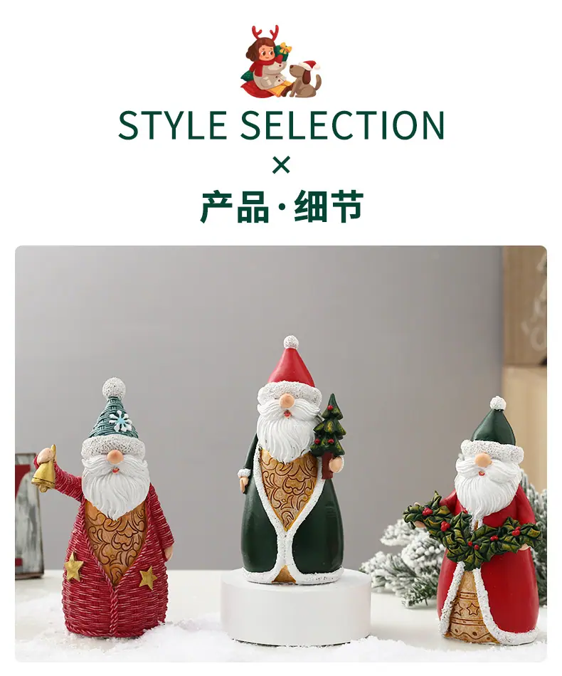 圣诞老人树脂摆件_09