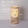 Lámpara de Atmósfera LED para Sala de Estar Estilo Wabi-Sabi, Iluminación para Sala de Té con Arte de Bambú de Casa de Huéspedes Estilo Chino, Lámpara de Pie para Lectura junto a la Cama