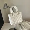Fábrica de origen de bordado de diamantes nuevo modelo 2026 bolso de mano de moda casual texturizado de gran capacidad para mujer, bolso de hombro, bolso cruzado