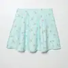 Ropa de mujer de moda transfronteriza con estampado floral marca Z superventas AliExpress popelina europea y americana vestido corto azul claro floral ZA