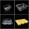 Caja de Embalaje con Bandeja Interior de Blíster de PVC Carcasa de Plástico Transparente Bandeja de Blíster Revestimiento de PET Caja para Frutas y Galletas Personalizado