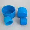 Tapa Protectora de Rosca Imperial Azul con Dientes Tapa de Tornillo Plástico Rosca Interna Cubierta de Rosca Rosca de Tornillo Manga de Rosca Tapa de Plástico