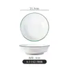 Cuenco Cerámico Estilo Hunan para Saltear, Plato Auspicioso y Deseoso para Saltear, Utensilios de Cocina, Cuenco Bajo Estilo Jiangxi, Uso Comercial