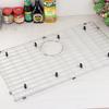 Acero Inoxidable 304 Anti-Rayaduras y Resistente al Desgaste Rejilla Protectora para Fondo de Fregadero de Cocina Base de Marco para Fregadero Alfombrilla Antideslizante