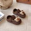 Zapatos Birkenstock de Dibujos Animados para Niñas Zapatos Lindos para Bebé Nuevos Zapatos Infantiles Primavera y Otoño 2025 Zapatos de Cuero Pequeños de Moda para Niñas