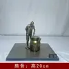 Escultura Cultural da Medicina Tradicional Chinesa Processo Antigo de Fabricação de Pólvora Modelo em Miniatura de Mesa de Areia Ornamentos Decorativos para Pátio de Museu