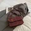 Bolso de Mano con Combinación de Colores Retro para Mujer 2025 Nueva Moda Simple Versátil Bolso Cuadrado Pequeño Bolso de Hombro Único de Gama Alta Bolso Cruzado