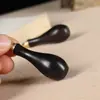 Botella de rapé de sándalo morado ébano pieza de mango de colgante diy características artesanía de juego cultural regalo colección para enviar a amigos