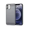 Adequado para Capa de Celular Apple iPhone 12 Mini Capa de Celular Apple 12 Mini Fibra de Carbono Escovada Capa Protetora