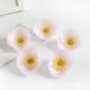 Flor de Amapola Artificial de 7.5 cm, Material de Alta Gama Realista Estilo Antiguo Hanfu para Manualidades, Flor Falsa para Decoración de Bodas