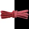 Cadarços Redondos Kurojin de Poliéster Refletivo Servem para Yeezy Dad Shoes Sapatos de Trabalho Sapatos Esportivos Sapatos Casuais com