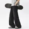 Calça Jeans de Trabalho Masculina 2026 Novo Modelo Americano High Street Solta Reta Calças de Perna Larga Versátil Retrô Roupa Masculina