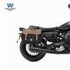 Muscle car Lobo adequado para motocicleta Guz V9 bolsa lateral bolsa de lona bolsa de computador de negócios pasta modificação com rack de liberação rápida