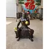 Cobre Puro Três Imperadores Fuxi Como Bagua Patriarca Shennong Yandi Suirens Patriarca Buda Ornamentos de Bronze