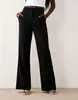 2026 Transfronteiriço Europa Amazon Roupas Femininas Cintura Alta Modelador Micro Flare Calças Western Caimento Antirrugas Vinco Central Pregueado Calças Longas
