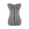 83127-25 Verano Nuevo Estilo Coreano Sexy Estilo Pura Pasión Top Tubo con Lazo Vestido Corto que Cubre la Cadera