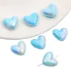 Cuentas de Acrílico Mabe Chapado con Forma de Corazón, Cuentas Sueltas, Accesorios Hechos a Mano para DIY, Cadena para Teléfono Móvil, Materiales para Collares