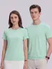Camiseta Deportiva de Verano Unisex de Secado Rápido con Protección Solar, Cuello Redondo, Manga Corta, Antibacteriana, Sensación Fresca, Ligera, para Correr y Ciclismo