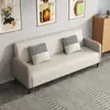 Sofá nórdico pequeño para apartamento de dos o tres personas, adecuado para salas de estar de alquiler, estilo moderno simple, modelo popular en línea, sofá de madera