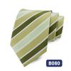 Gravata Masculina Poliéster Seda Jacquard Listrada Casual de Negócios Trabalho Profissional Fábrica de Origem Atacado em Estoque