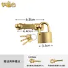 Pestillo de Perno de Puerta Engrosado de Cobre Puro Hebilla de Cerradura Antigua China Hebilla de Cadena Retro de Cobre Puro Hebilla de Puerta Cerradura de Puerta Puerta de Armario de Puerta