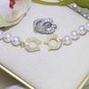 Accesorios DIY Plata de ley S925 moda nuevo pin hebilla de collar hecho a mano con cuentas hebilla para cadena de suéter hebilla de conexión de joyería