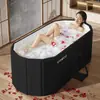 Bañera plegable para adultos, bañera de cuerpo entero, bañera para adultos para uso doméstico, bañera para niños para sentarse, bañera ampliada
