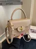 Bolsas de Alta Gama para Mujer Otoño e Invierno 2025 Nuevo Popular Versátil Color de Contraste Bolso Cruzado Muy Popular Bolso de Hombro Caja Bolso Cuadrado Pequeño