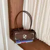 Bolso Artístico para Mujer Bordado con Trébol de Cuatro Hojas y Nota Musical Vintage Otoño/Invierno 2026, Fresco y Versátil para Llevar en la Mano, al Hombro y Cruzado, Adecuado para el Viaje Diario