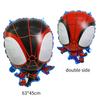 Balão de Filme de Alumínio Marvel Transfronteiriço Malha Homem-Aranha Capitão América Homem Mascarado Tema Infantil Decoração de Aniversário Desenho Animado