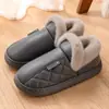 Pantuflas de algodón impermeables para el hogar Lidani para mujer, nuevas de otoño e invierno, cálidas para interiores, antideslizantes, para exteriores, pantuflas de algodón para pareja para hombre