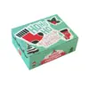Impermeable Aceite Lindo Set Navideño Hombre de Jengibre Caja de Empaque para Hornear Galletas Bolsa de Regalo