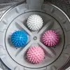Bola de Lavar Extra Grande com Espinhos para Remover Manchas e Evitar que as Roupas se Enrosquem e Dêem Nós Bola Mágica de Limpeza para Secar Roupas Bola de Ouriço Plástica Côncava e Convexa