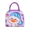 Bolsa de Almuerzo Moderna para Niños con Aislamiento de Papel de Aluminio Espesado, Bolsa para Lonchera, Bolsa de Almuerzo para Niños