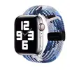 Adequado para pulseira apple iwatch apple ajustável trançada 8 pulseira apple fivela dobrável sucção magnética pulseira ultar