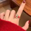 Anillo Retro Serpiente Año de la Serpiente Anillo Serpiente Ling Diseño de Nicho Sentido del Temperamento Estilo Frío Personalidad Simple Retro Versátil Moda Anillo