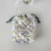 Nueva Bolsa de Almacenamiento Simple de Algodón Acolchado, Bolsa Portátil con Cordón, Bolsa de Almacenamiento para Cámara Anti-Caídas y Anti-Rayaduras, Bolsa Pequeña para Artículos de Tocador