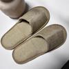 Chinelos Descartáveis de Linho Palm Bottom para Hotel, Antiderrapante de Fundo Alto, Amigo do Meio Ambiente, Hospitalidade, Pousada, Personalização com Logo de Salão de Beleza