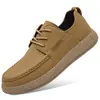 Zapatos Nuevos de Moda al por Mayor para Hombre, Zapatos Casuales Británicos de Cuatro Estaciones de Gama Alta, Zapatos de Cuero Bajos de Moda y Versátiles para Negocios