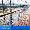 River Aço Inoxidável Isolamento Guarda-Corpo Anticolisão Tubo Composto de Aço Carbono Parque Rio Paisagem Ponte Guarda-Corpo Fabricante