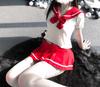Love Ruo lencería sexy sexy uniforme de estudiante pura pasión divertida falda plisada juego de rol traje 5474