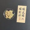 Pegatinas para Teléfono de Oro Puro 999 con los Doce Animales del Zodiaco: Caballo, Mono, Oveja, Rata, Dragón, Regalos Promocionales de Transmisión en Vivo, Diseños Personalizados