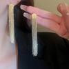 Pendientes largos con borlas, elegantes, de lujo, de alta calidad, combinables con todo, de estilo europeo y americano, para mujer, con un diseño de moda personalizado y moderno.