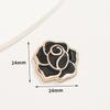 Plato de Flor Geométrico Retro Elegante con Forma Especial de Plástico Hebilla de Diamante Incrustada con Pedrería Accesorios con Forma Especial Ropa Sombrerería Accesorios de Joyería