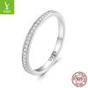 Anillo de moissanita exquisito, sencillo y versátil con dije de plata, personalizado, estilo viajero, anillo de plata S925, joyería guardable
