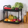 Estante de Almacenamiento Multifuncional de Doble Capa para Encimera de Cocina/Suelo, Estante para Especias, Estante de Almacenamiento para Baño Shein/Temu