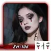 2025 Novos Adesivos de Tatuagem de Halloween Transfronteiriços Adesivos de Cicatriz para Rosto à Prova d'Água Adesivos de Cicatriz Engraçados de Terror de Halloween