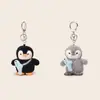 Colgante de Peluche Original Pingüino Espalda de Pescado Lindo Estilo Ins Dibujo Animado Llavero Colgante Pequeño Regalo Muñeca Creativa