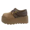 Zapatos de Frijol para Persona Perezosa de Otoño Zapatos Casuales Mujer 2026 Moda Solo Aumento Interno de Altura CM Nuevo 7 Personas Bajas Casuales Slip-ons