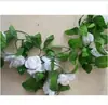 Tecido de Seda Artificial 9 Cipós de Rosa Casamento Festival Flor Arte Ar Condicionado Tubo de Água Sótão Mobiliário Doméstico Cipós